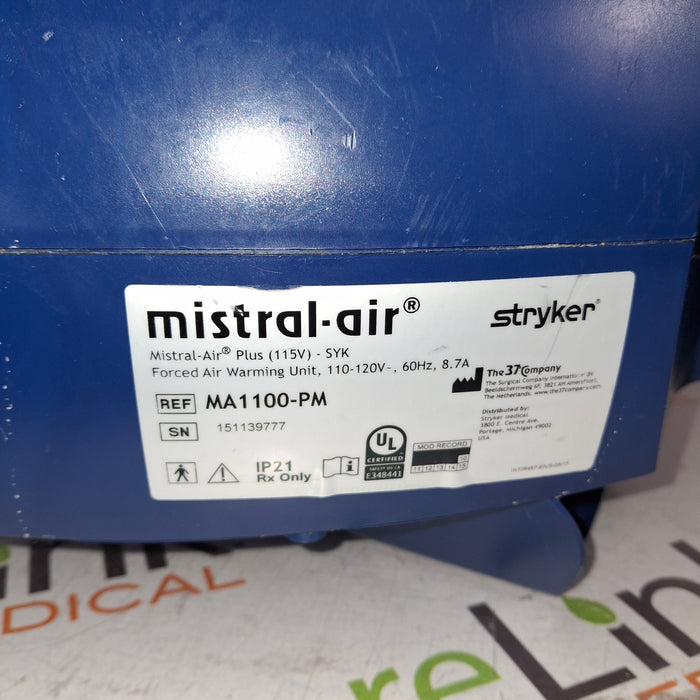 Stryker Mistral-Air Forced Air Warming System