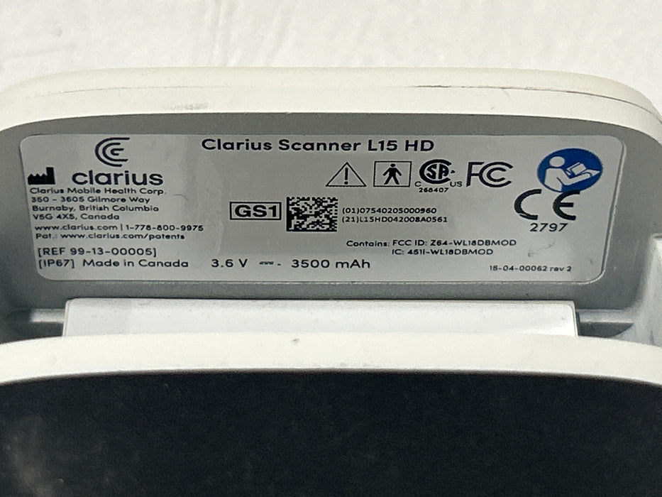 Clarius Clarius L15 HD Linear Scanner Ultrasound Probes reLink Online