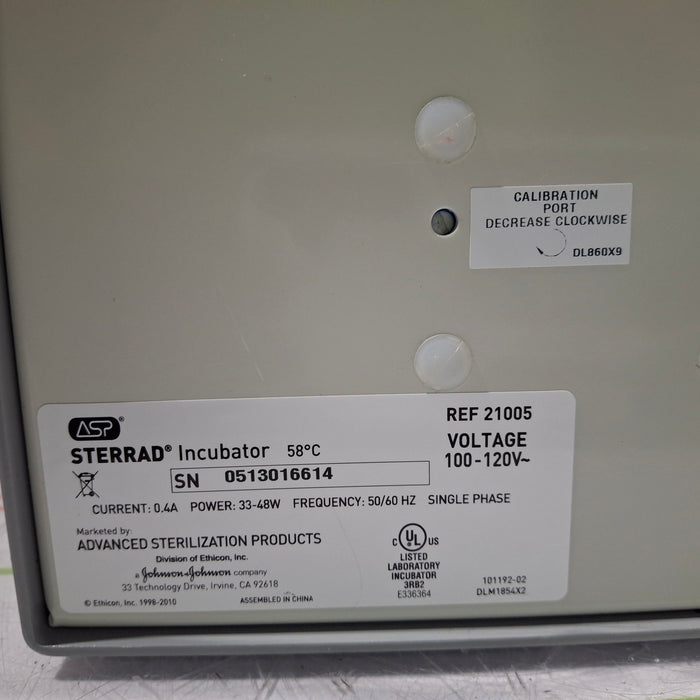 ASP Sterrad 21005 Incubator