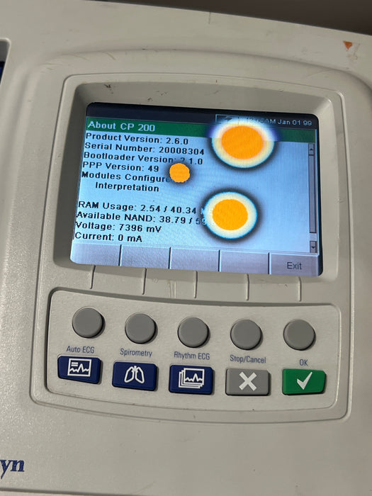 Welch Allyn CP200 ECG