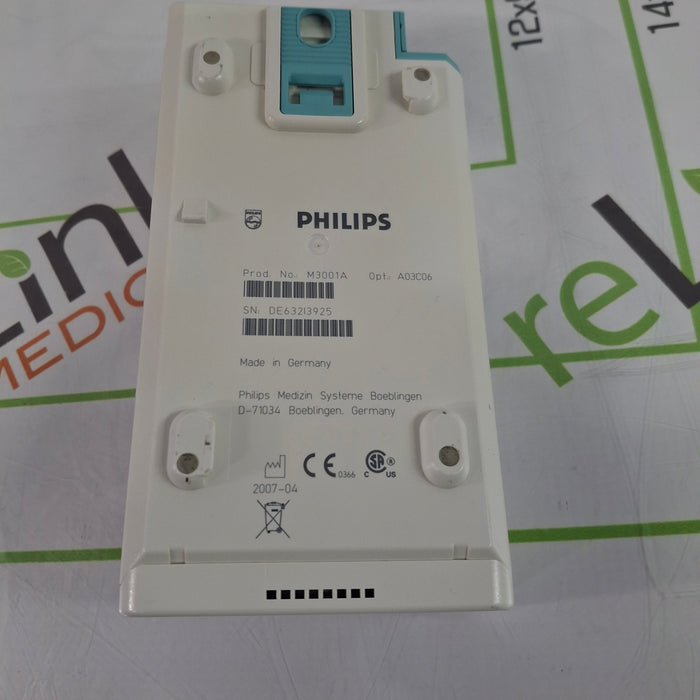 Philips M3001A-A03C06 Masimo SpO2, NIBP, ECG, Temp, IBP MMS Module