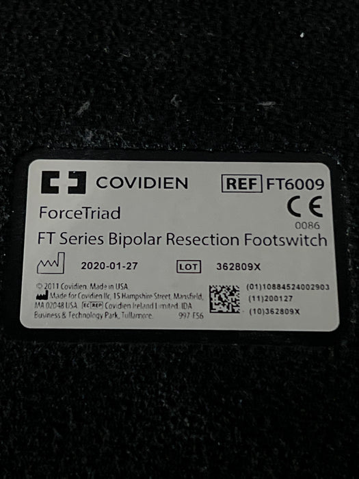 Covidien FT6009 Force Triad Bipolar Footswitch