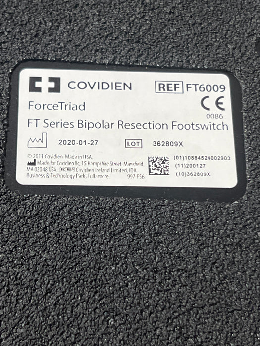 Covidien FT6009 Force Triad Bipolar Footswitch