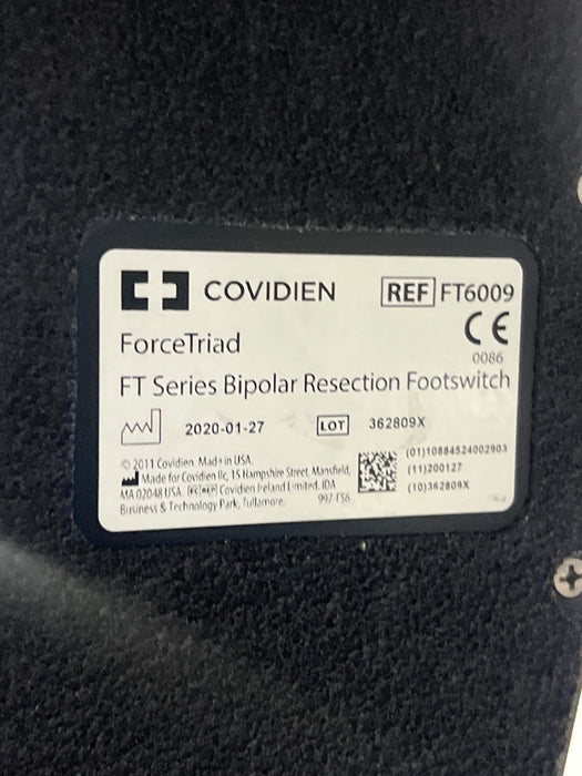 Covidien FT6009 Force Triad Bipolar Footswitch