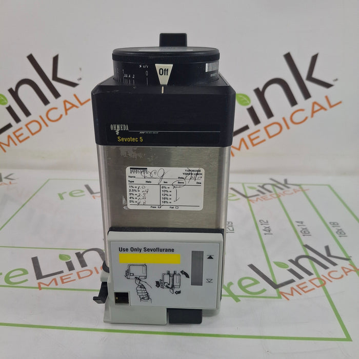 Datex-Ohmeda Sevotec 5 Sevoflurane Vaporizer