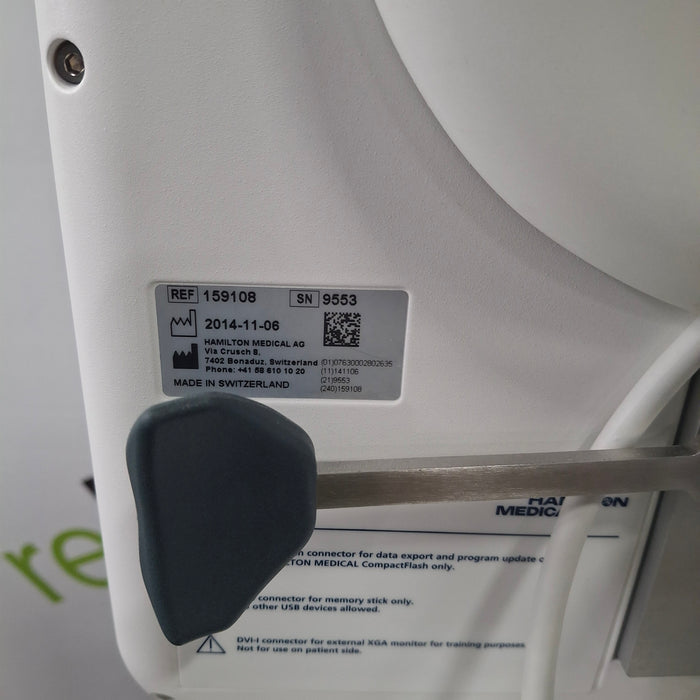 Hamilton Medical Inc G5 Ventilator