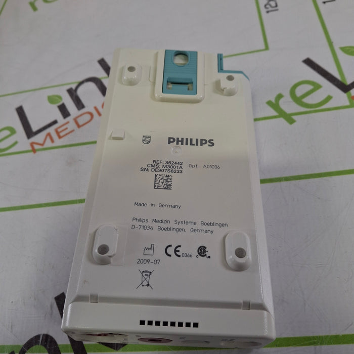 Philips M3001A-A01C06 Fast SpO2, NIBP, ECG, Temp, IBP MMS Module