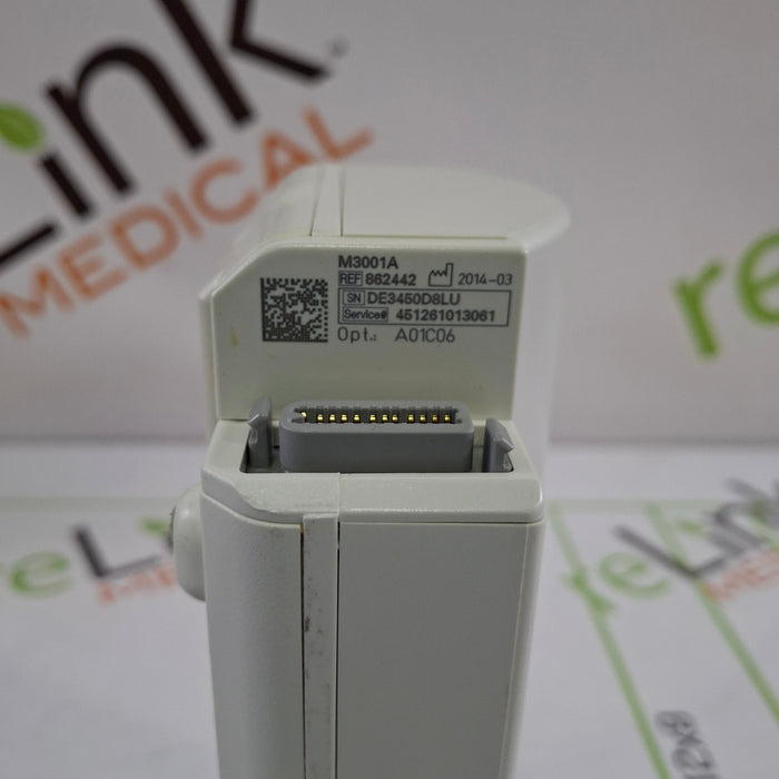 Philips M3001A-A01C06 Fast SpO2, NIBP, ECG, Temp, IBP MMS Module