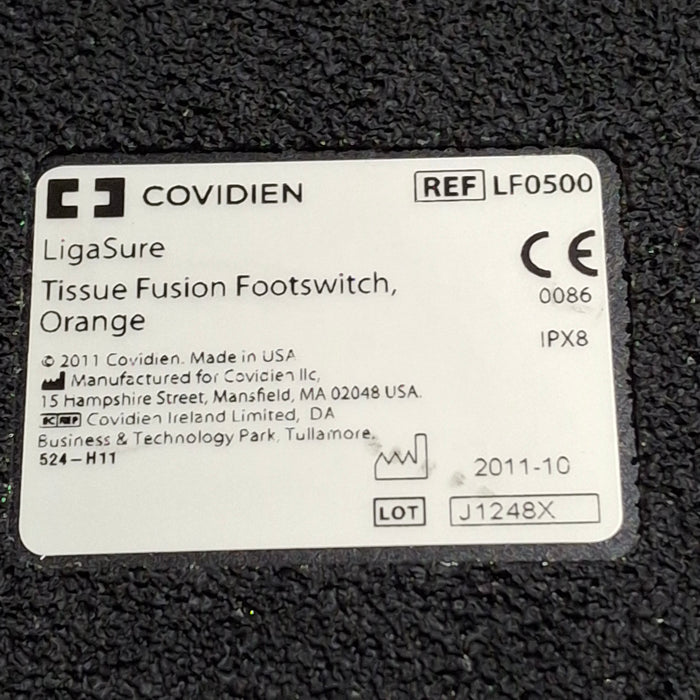 Valleylab Ligasure LF0500 Orange Foot Pedal