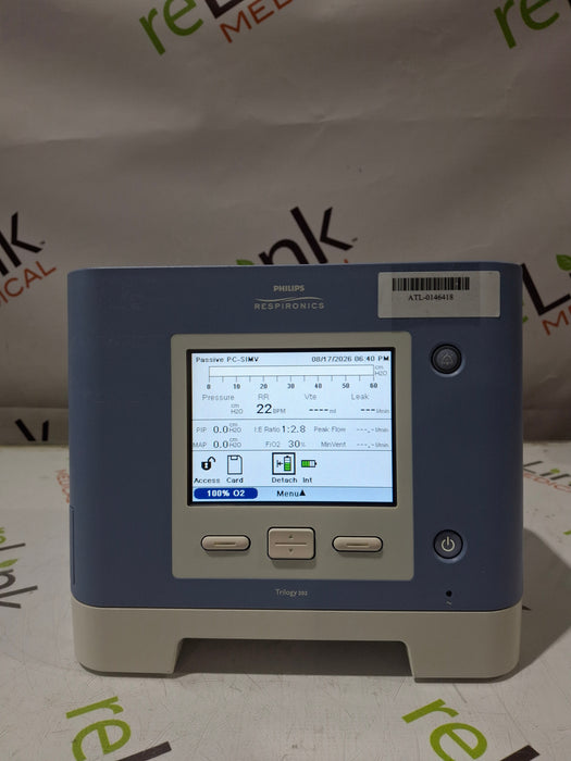 Respironics Trilogy 202 Ventilator