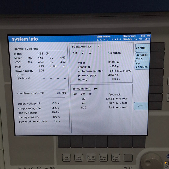 Draeger Medical Apollo Anesthesia Machine