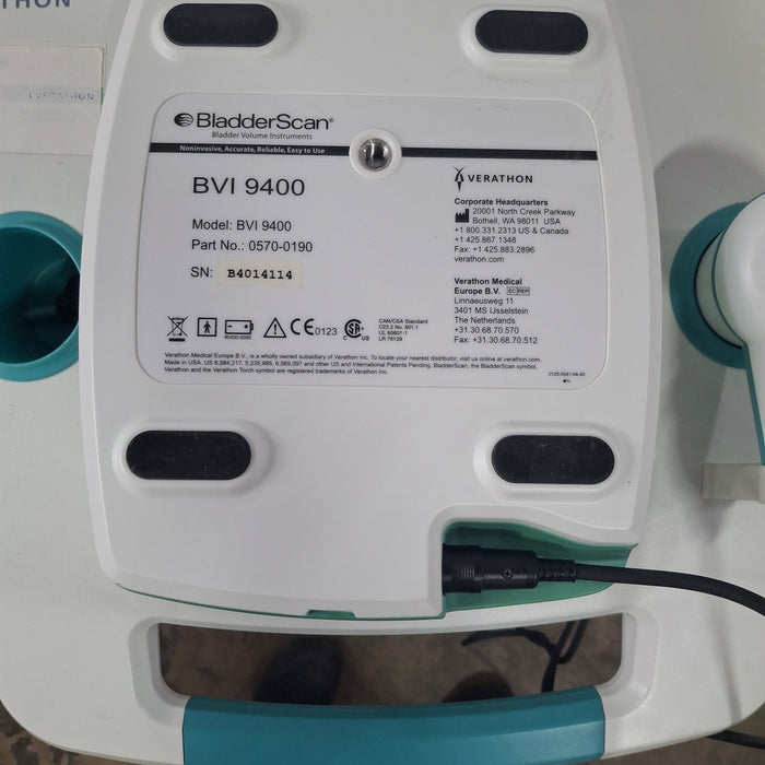 Verathon Medical, Inc BVI 9400 Bladderscan
