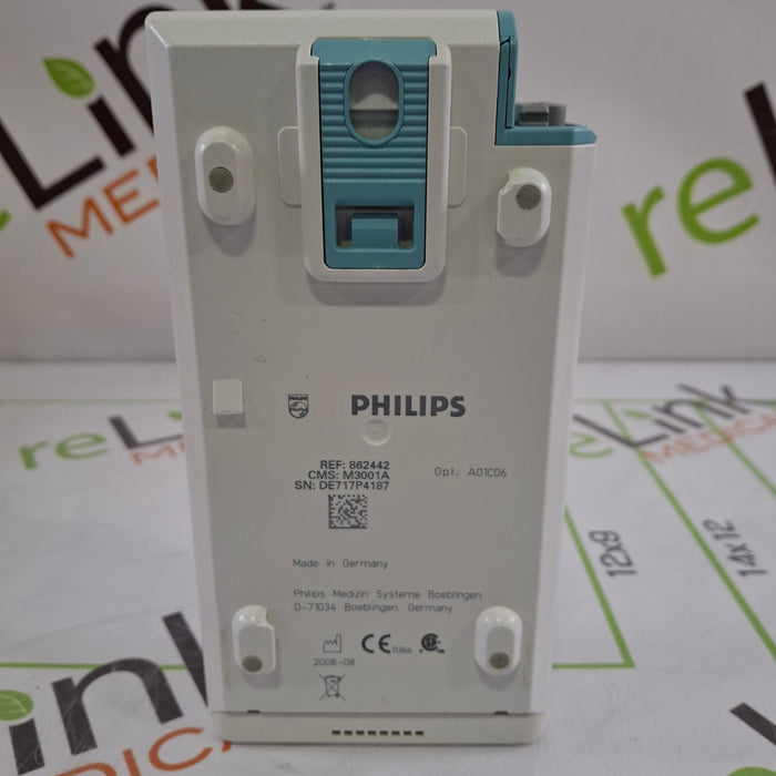 Philips M3001A-A01C06 Fast SpO2, NIBP, ECG, Temp, IBP MMS Module