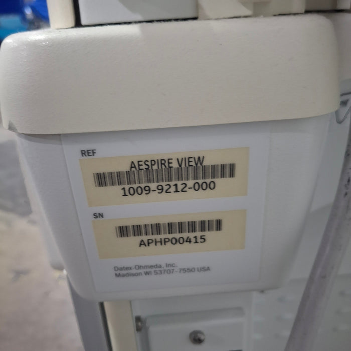 GE Healthcare Aespire View Anesthesia Machine
