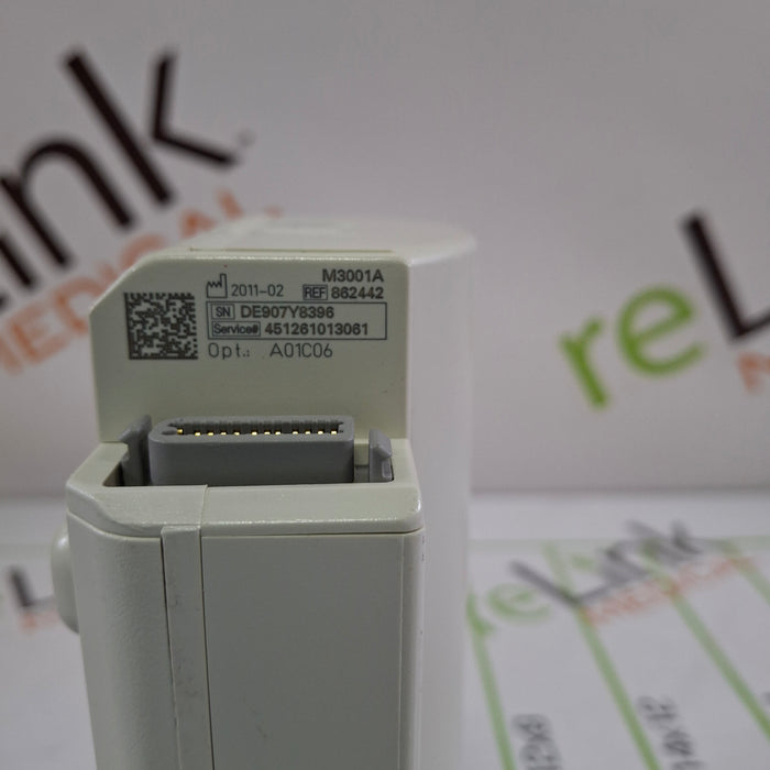 Philips M3001A-A01C06 Fast SpO2, NIBP, ECG, Temp, IBP MMS Module
