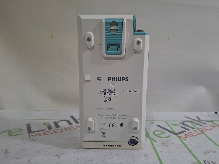 Philips M3001A-A01C06 Fast SpO2, NIBP, ECG, Temp, IBP MMS Module