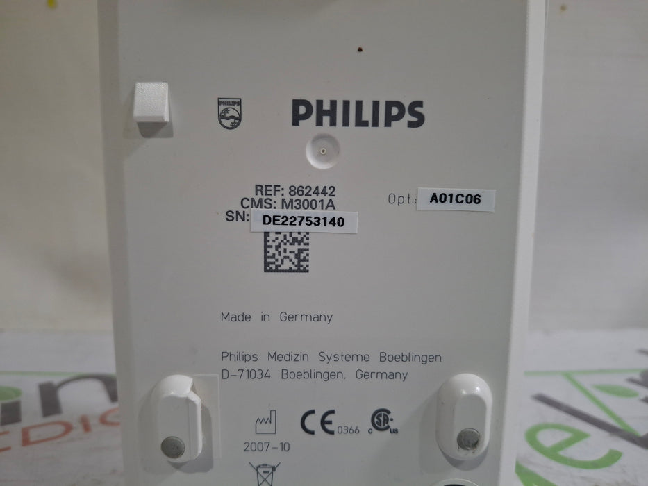 Philips M3001A-A01C06 Fast SpO2, NIBP, ECG, Temp, IBP MMS Module