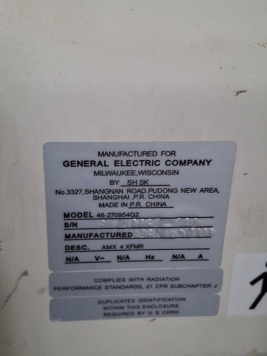 GE Healthcare AMX 4 Plus Portable X-Ray Unit