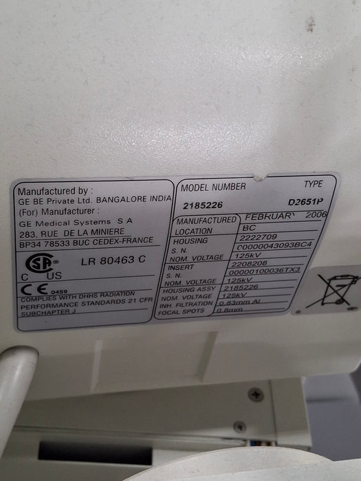GE Healthcare AMX 4 Plus Portable X-Ray Unit