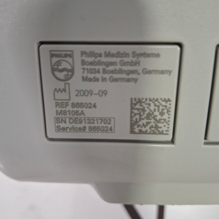 Philips Intellivue MP5 - ECG, Fast SpO2, NIBP Patient Monitor