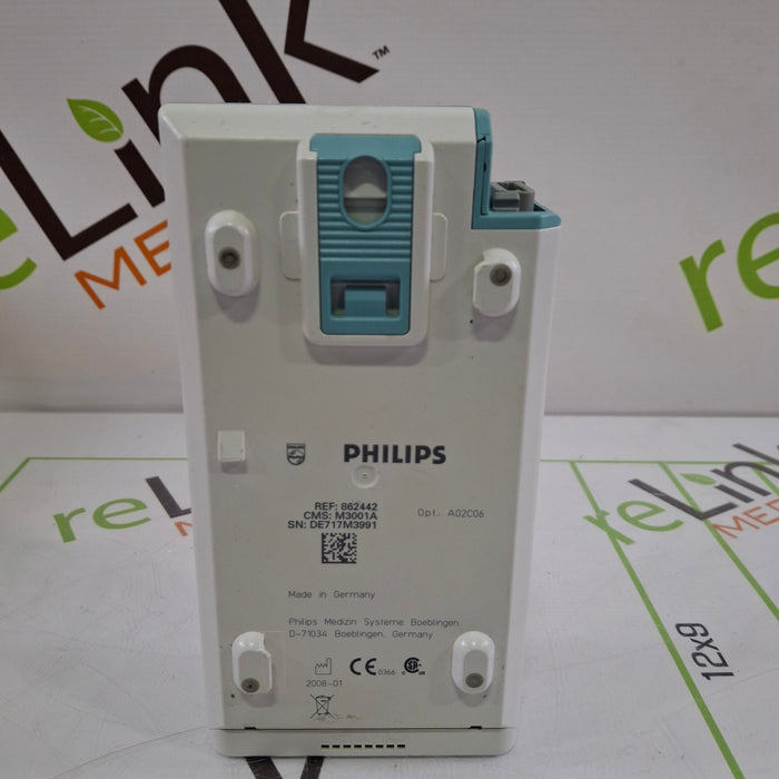 Philips M3001A-A02C06 OxiMax SpO2, NIBP, ECG, Temp, IBP MMS Module