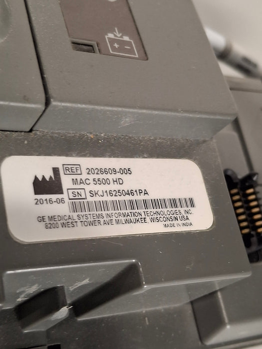GE Healthcare MAC 5500 HD ECG with CAM Module