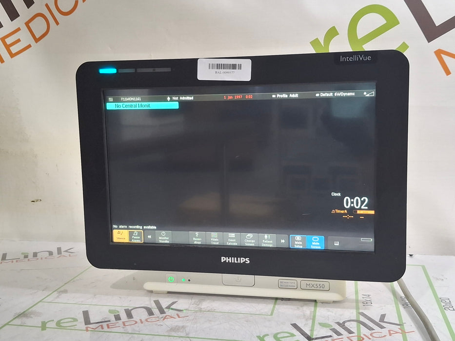 Philips MX550 Portable/Bedside Patient Monitor