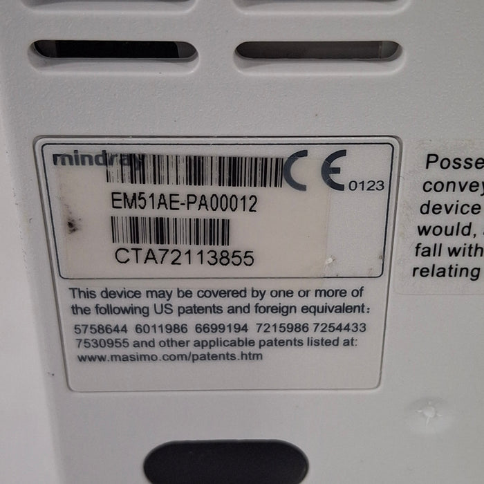 Mindray MPM w/Masimo Module for DPM6/7