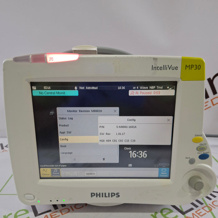 Philips IntelliVue MP30 Patient Monitor