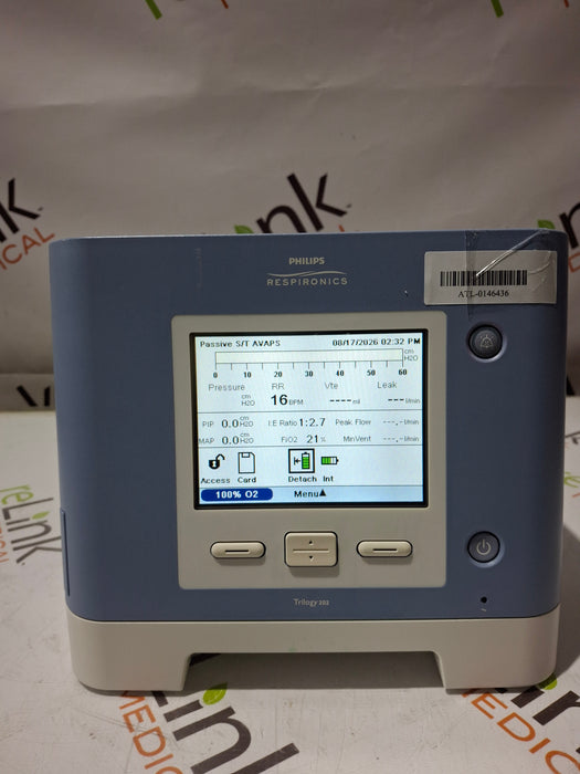Respironics Trilogy 202 Ventilator