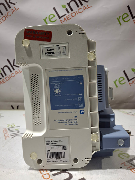Respironics Trilogy 202 Ventilator
