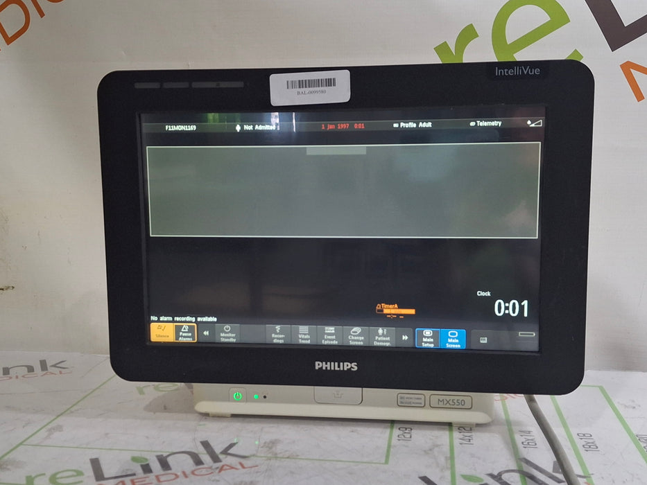 Philips MX550 Portable/Bedside Patient Monitor