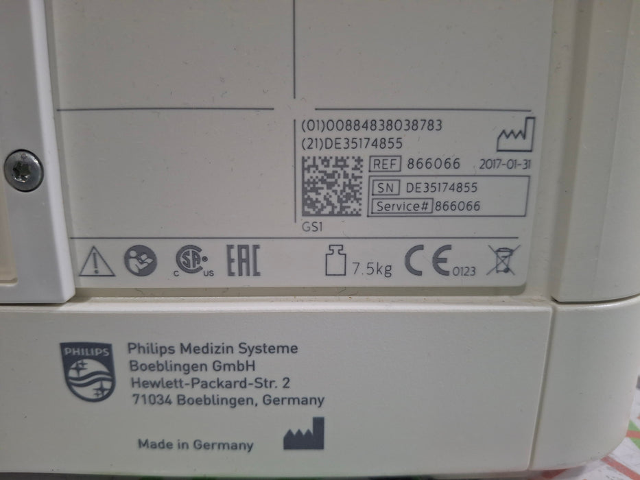 Philips MX550 Portable/Bedside Patient Monitor