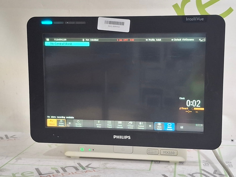 Philips MX550 Portable/Bedside Patient Monitor