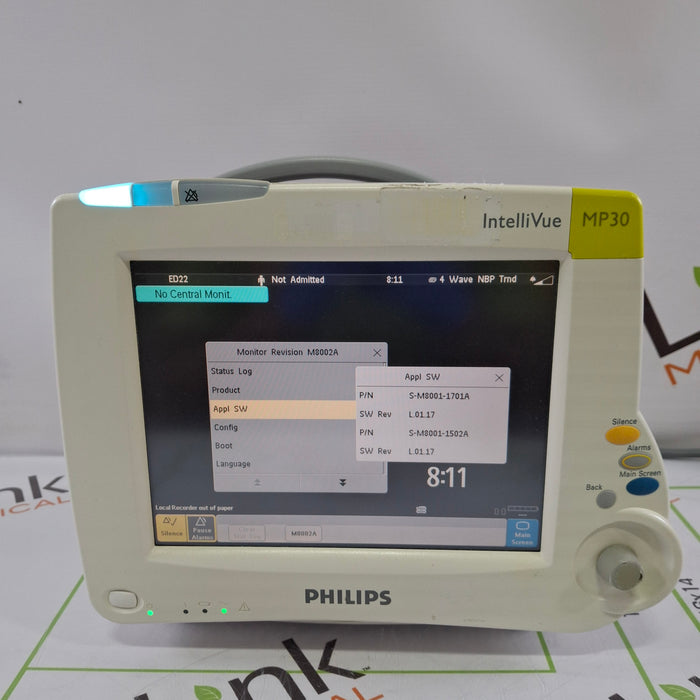 Philips IntelliVue MP30 Patient Monitor