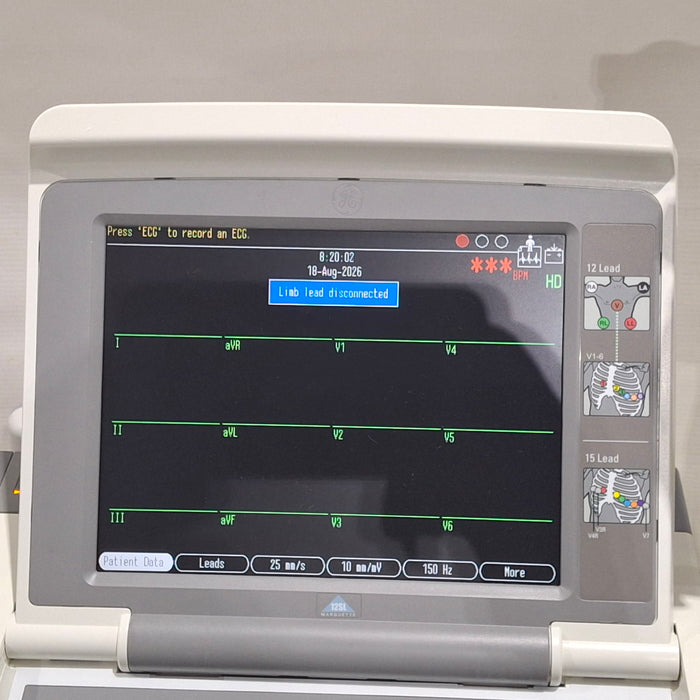 GE Healthcare MAC 5500 ECG with CAM Module