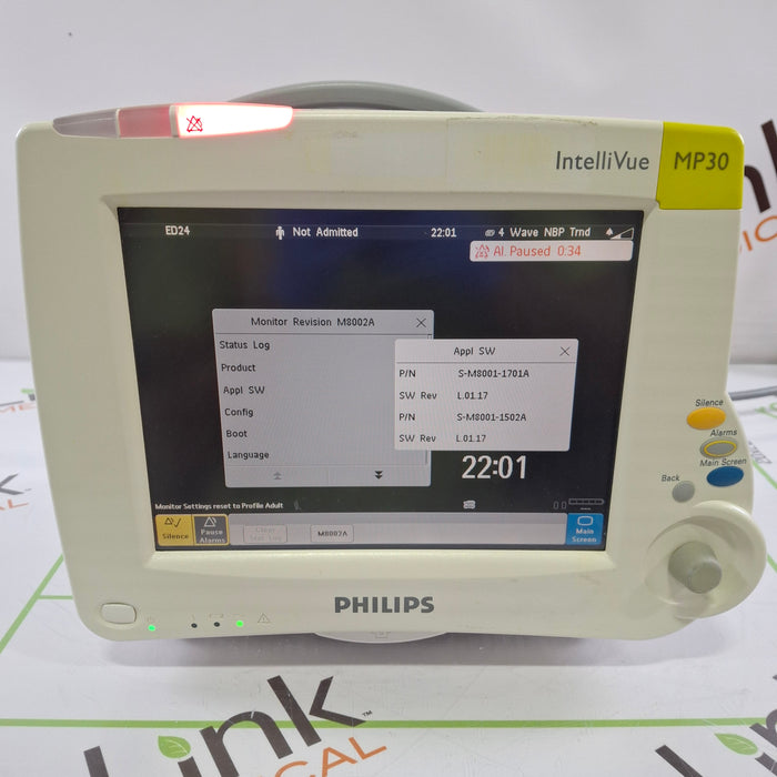 Philips IntelliVue MP30 Patient Monitor
