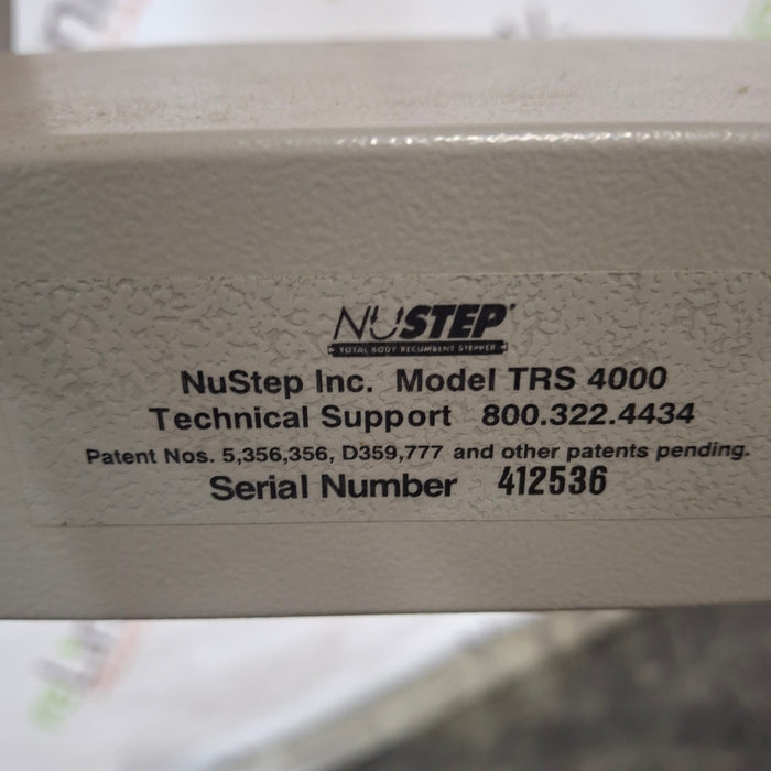 NuStep, Inc. TRS 4000 Recumbent Cross Trainer
