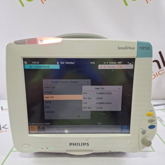 Philips IntelliVue MP50 Patient Monitor