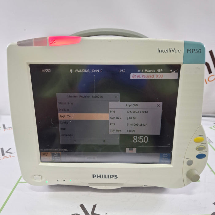 Philips IntelliVue MP50 Patient Monitor