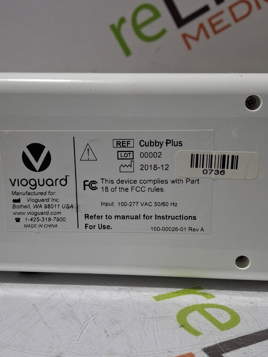 Vioguard Cubby Plus Disinfection System