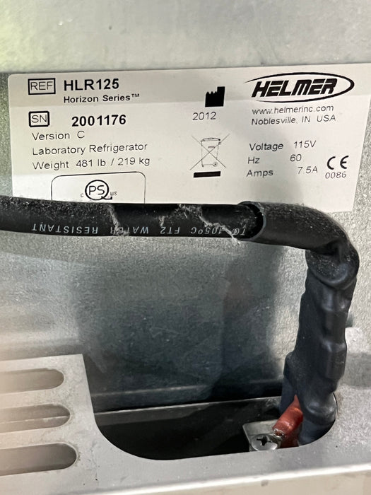Helmer Inc HLR125 Laboratory Refrigerator