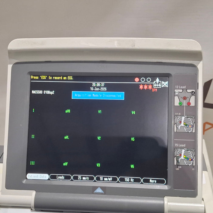 GE Healthcare MAC 5500 HD ECG without CAM Module