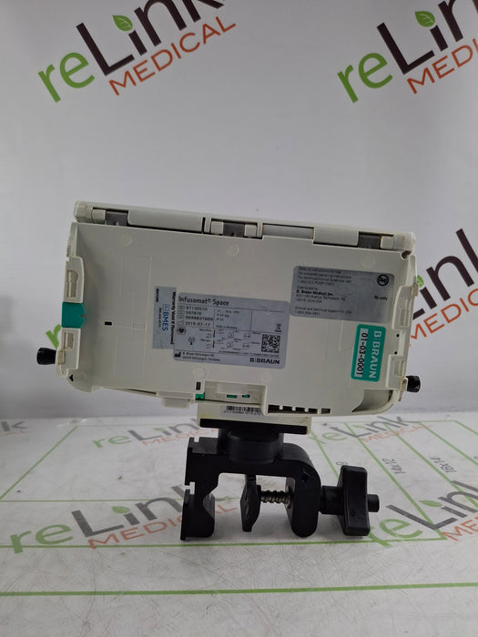 B. Braun Infusomat Space w/Pole Clamp & AC Adapter Infusion Pump
