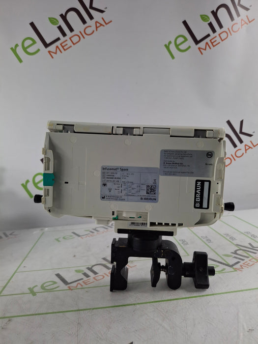 B. Braun Infusomat Space w/Pole Clamp & AC Adapter Infusion Pump