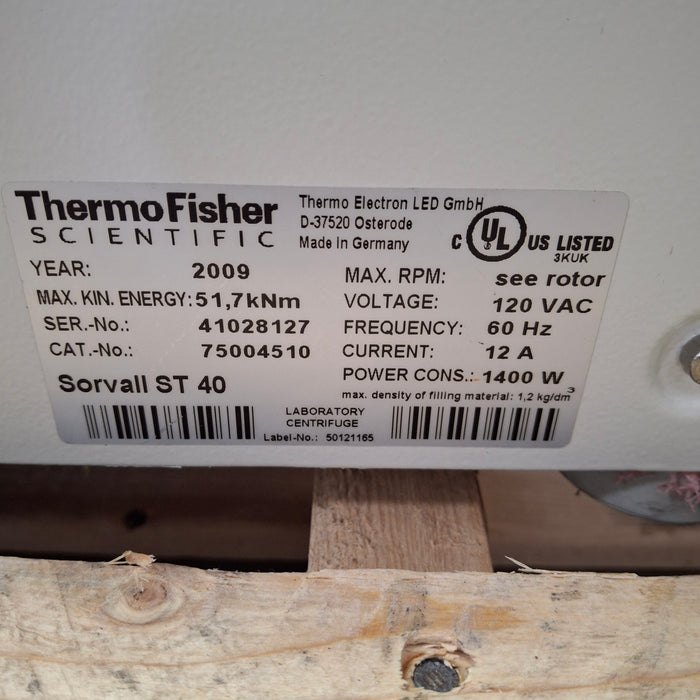 Thermo Scientific Sorvall ST 40 Centrifuge