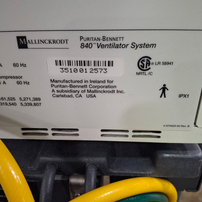 Puritan Bennett 840 Ventilator without Compressor