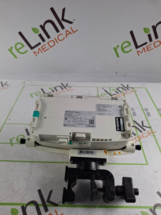 B. Braun Infusomat Space w/Pole Clamp & AC Adapter Infusion Pump