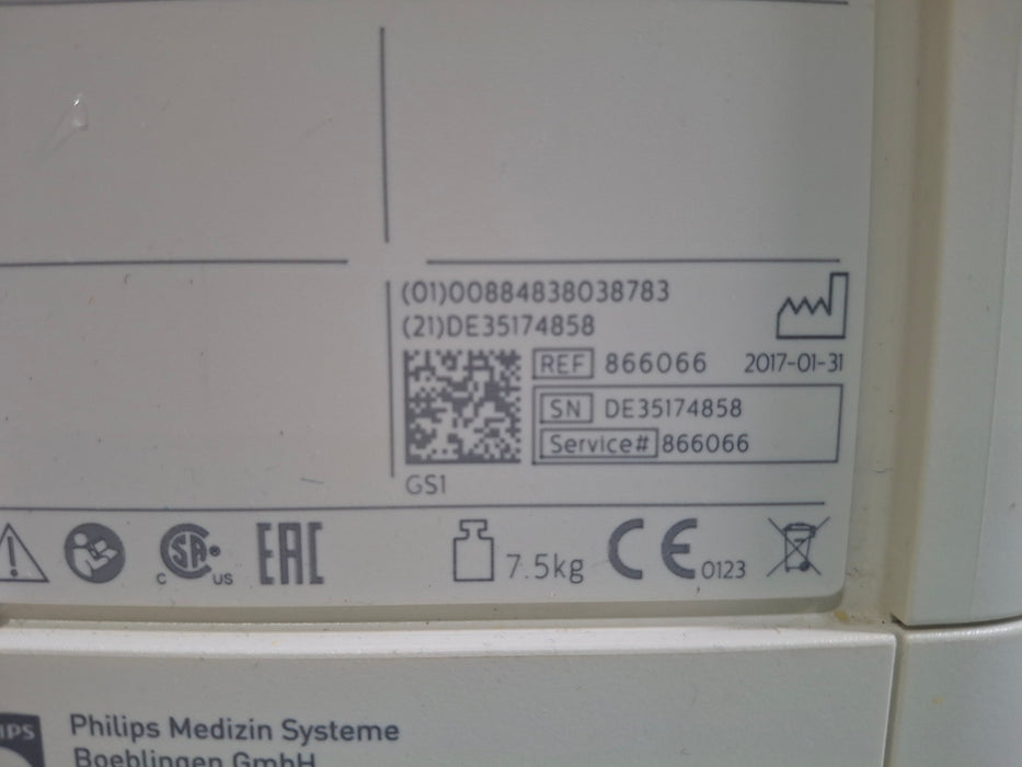 Philips MX550 Portable/Bedside Patient Monitor