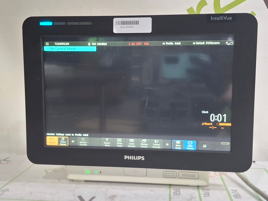 Philips MX550 Portable/Bedside Patient Monitor